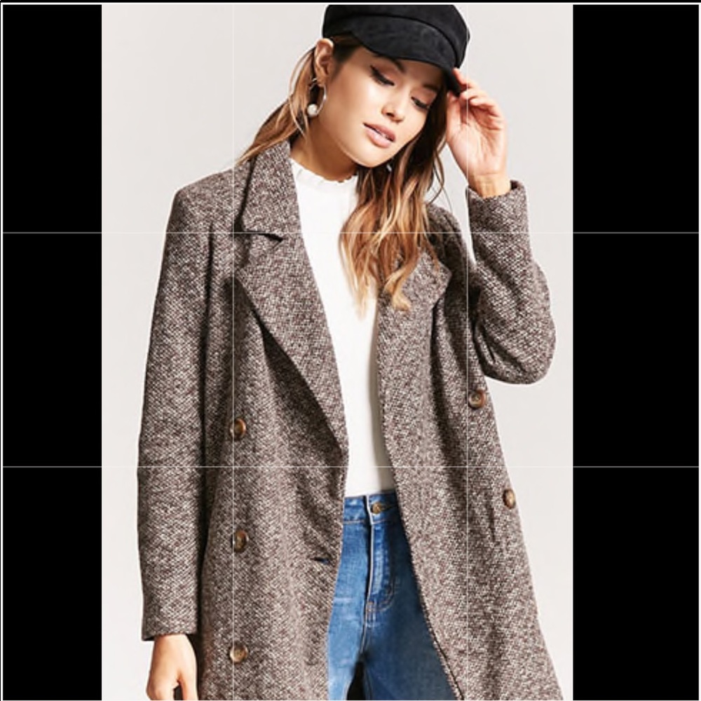 Cute Double-Breasted Peacoat